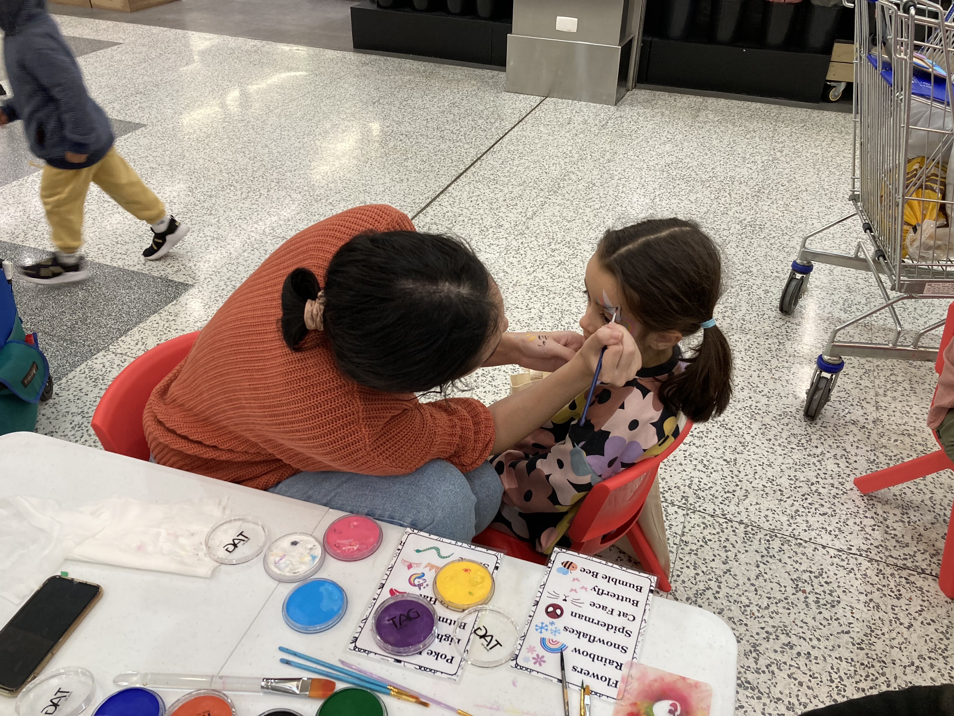 Face painting fun